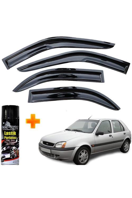 Fiesta Mügen Cam Rüzgarlığı 1990-2002 Arası 4 Lü Takım +500Ml Lastik Parlatıcı