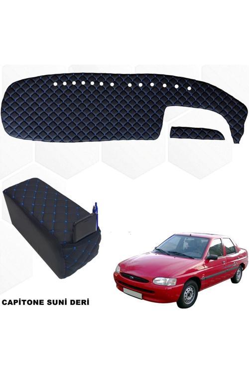 Escort Uyumlu Göğüs Halısı + Sünger Kolçak Siyah