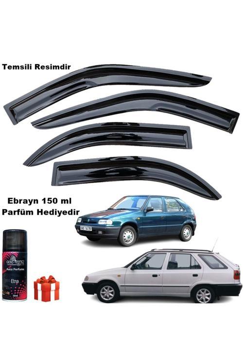 Skoda Felicia Uyumlu Mügen Cam Rüzgarlığı 4 Lü Takım Koku Hediyeli