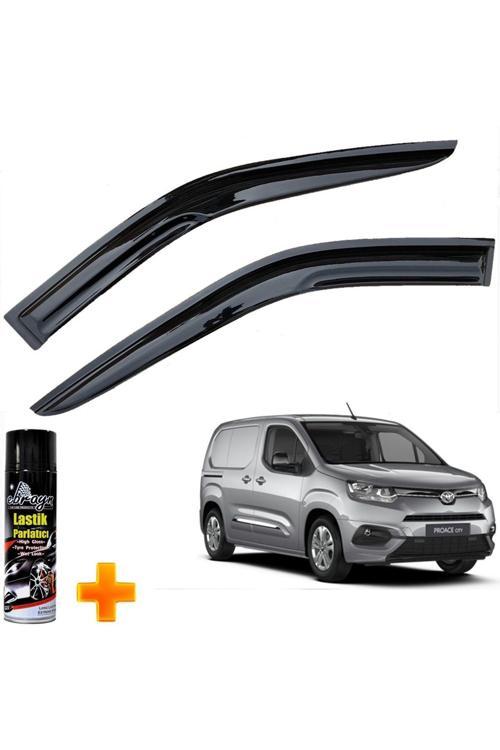Toyota Proace City Mügen Cam Rüzgarlığı 2019 Sonrası 2 Li Takım +500Ml Lastik Parlatıcı