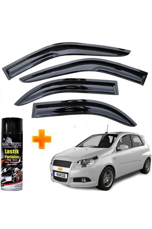 Aveo Hb Mügen Cam Rüzgarlığı 2006-2011 Arası 4 Lü Takım +500Ml Lastik Parlatıcı