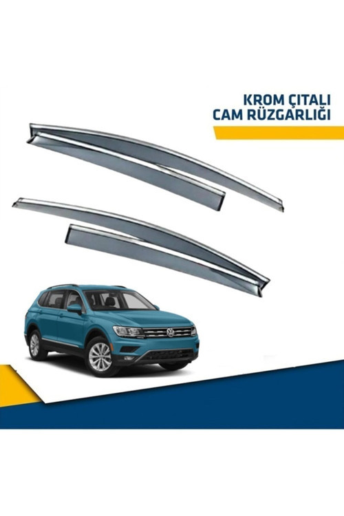 Vw Tiguan Mügen Cam Rüzgarlığı ( Nikelajlı ) 2016 - 2019 Arası 4 Lü Set