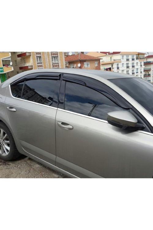 Skoda Octavia A7 Mügen Cam Rüzgarlığı 2013-2020 Arası 4 Lü Takım