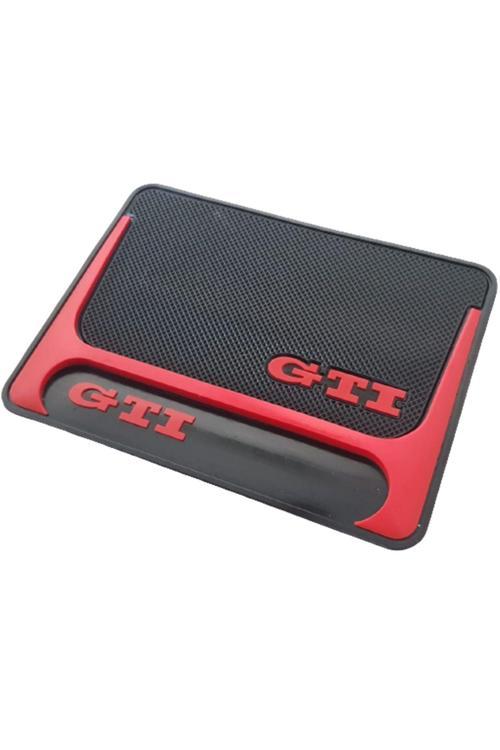 Kaydırmaz Silikonlu Ped Araç Göğüs Torpido Ev Ofis Çok Amaçlı Gtı Desen 17,5 Cm X 13 Cm