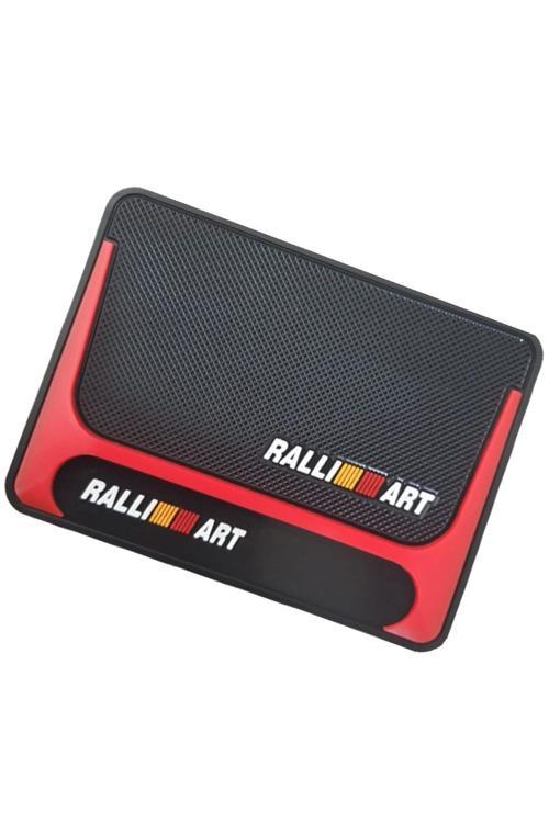 Kaydırmaz Silikonlu Ped Araç Göğüs Torpido Ev Ofis Çok Amaçlı Rallı Art Desen 17,5 Cm X 13 Cm
