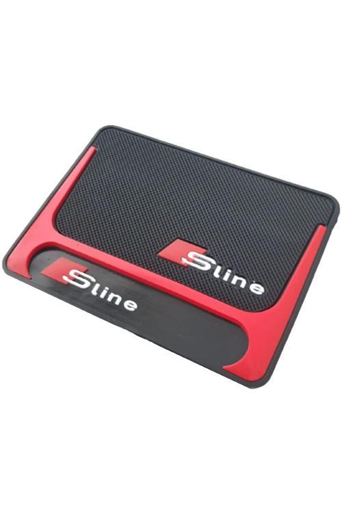 Kaydırmaz Silikonlu Ped Araç Göğüs Torpido Ev Ofis Çok Amaçlı S-Line Desen 17,5 Cm X 13 Cm