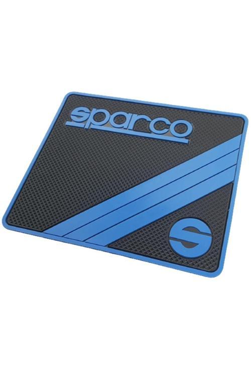 Kaydırmaz Silikonlu Ped Araç Göğüs Torpido Ev Ofis Çok Amaçlı Sparco Desenli 19 Cm X 16,5 Cm