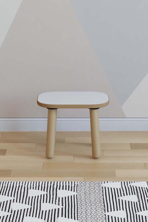Çocuk Taburesi-Çocuk Oturağı-Ahşap Tabure-Montessori Tabure