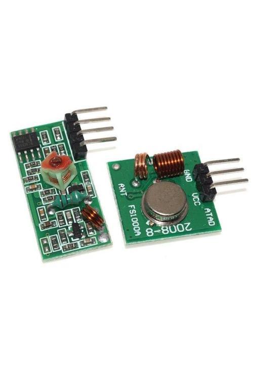 433 Mhz Rf Kablosuz Alıcı-Verici Modül Seti Arduino Projeleri Ile Uyumlu
