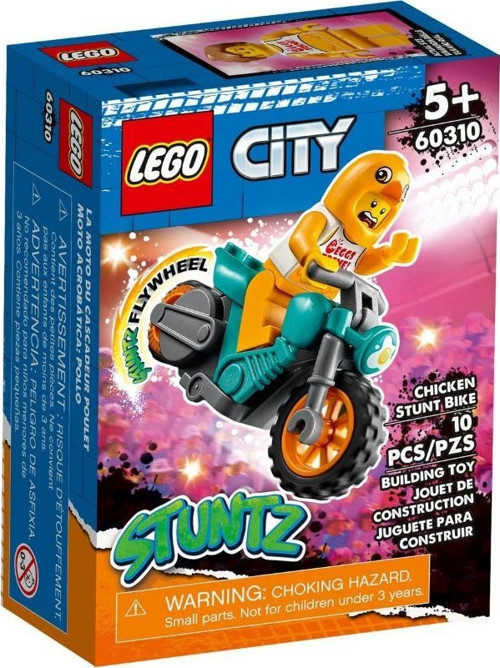 City Tavuk Gösteri Motosikleti 60310 +5 Yaş (10 Parça)