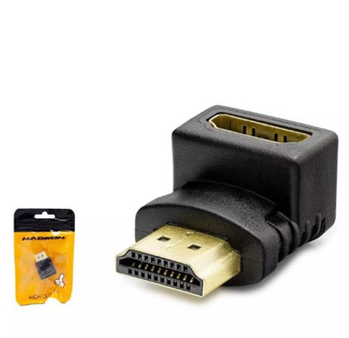 HDX1258 HDMI (M) TO HDMI (F) ADAPTÖR L TİP SİYAH