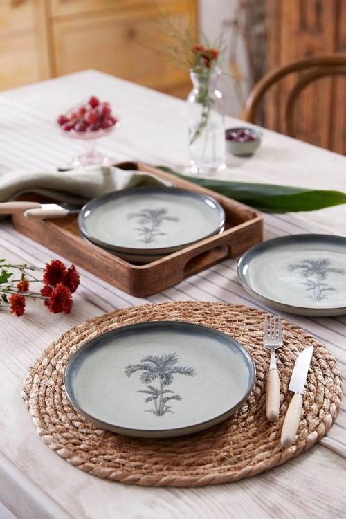 Palmiye Pasta Tabağı 4 Parça 21cm NPMOD21DUS4880795