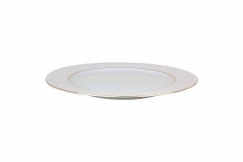 Hazan Altın Yaldız Düz Tabak Tekli 25cm 04POR031038