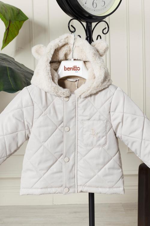 Erkek Bebek Çocuk Kulaklı Kapüşonlu Mont 51323