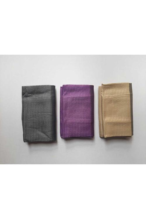 3 Adet Mikrofiber Mutfak Temizlik Bezi Kaliteli Cam Ve Yüzey Temizlik Bezi
