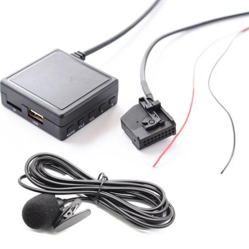 Mercedes W220 W211 W208 W168 Bt 5.0 Mikrofonlu Aux Adaptörü Sku2 Usb Tf Kart Girişi