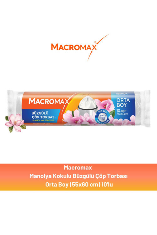 Büzgülü Manolya Çöp Torbası Orta Boy 10'lu