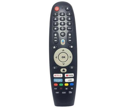 AL65 UHD 9823 İle Uyumlu Mikrofonlu Google Tv Kumanda