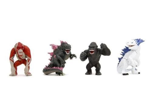 Godzilla x Kong 6CM 4'lü Paket Döküm Figürler