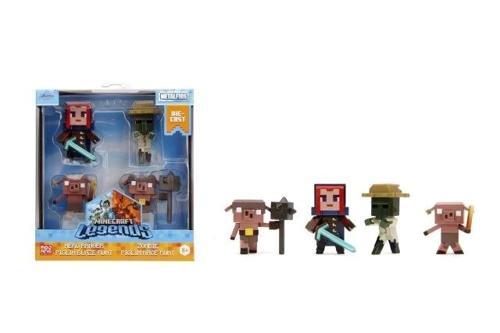 Minecraft Legends 4'lü Paket Döküm Figürler Legends