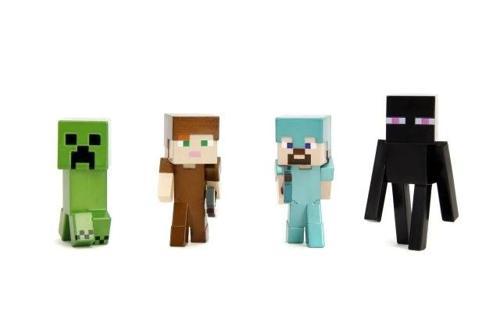 Minecraft Legends 4'lü Paket Döküm Figürler Minecraft V3
