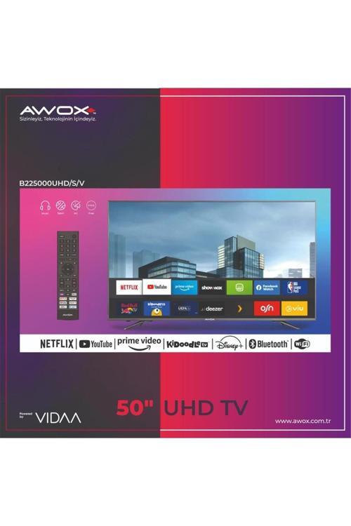B235000 4K Ultra Hd 50" 127 Ekran Uydu Alicili Smart Led Tv