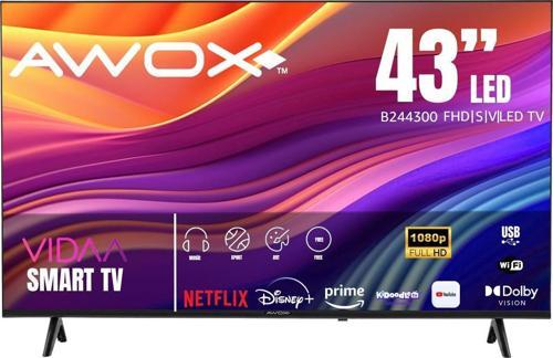 B244300FHD/S/V/F Full HD 43" 109 Ekran Uydu Alıcılı Smart LED TV