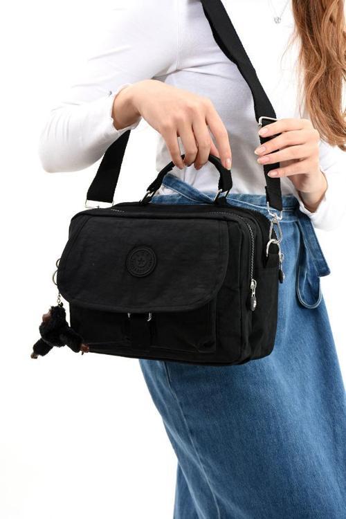 Elde Tutma Kadın Çapraz Askılı Postacı Çanta 571 Collection Kılinkır Kumaş Omuz Çantası 25*20 Cm  