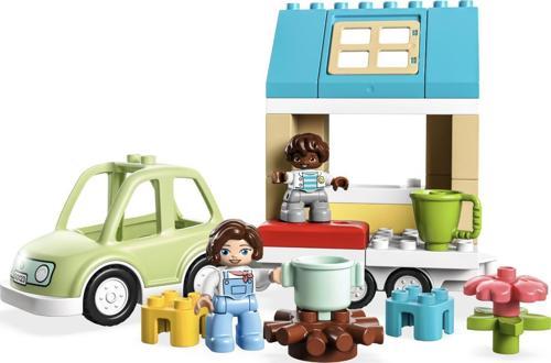 DUPLO Kasabası Tekerlekli Aile Evi 10986 +2 Yaş (31 Parça)