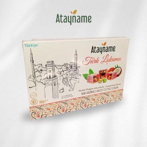 Nar Aromalı Antep Fıstıklı Lokum 300 G