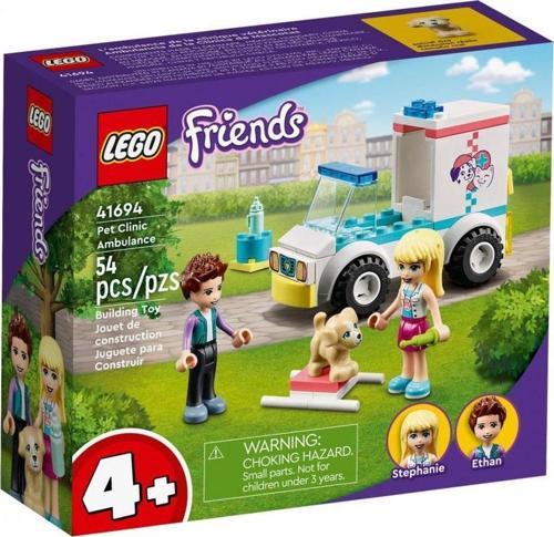 Friends Evcil Hayvan Kliniği Ambulansı 41694 +4 Yaş (54 Parça)