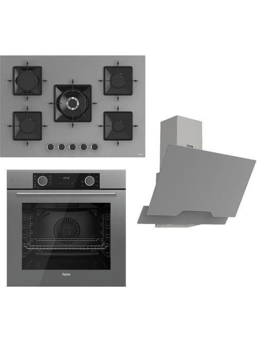 Fryart Ss Serisi Gri Set (SS038 + XE63CPR +D065 )