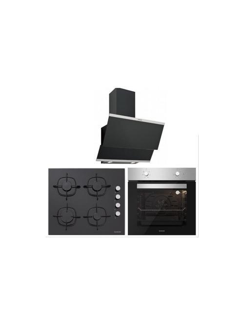 BO6501X01 - CS5335B01 - 3420 Classy 60 Siyah Ankastre Set