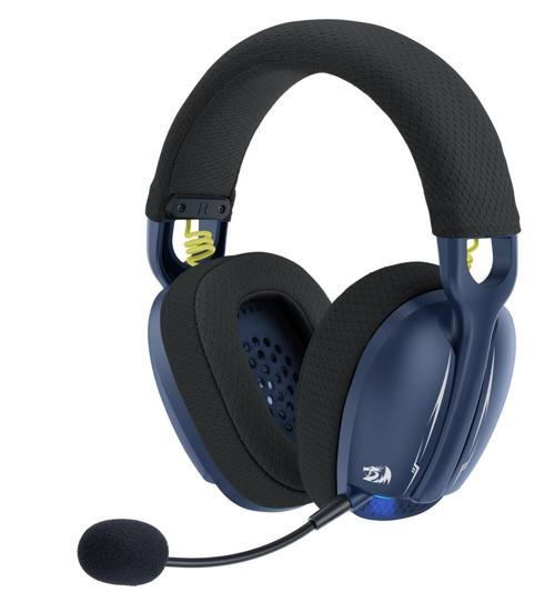 H878 SKULD PRO TRI-MODE KABLOSUZ 7.1 SURROUND AYDINLATMALI GAMING KULAKLIK MAVI-SIYAH