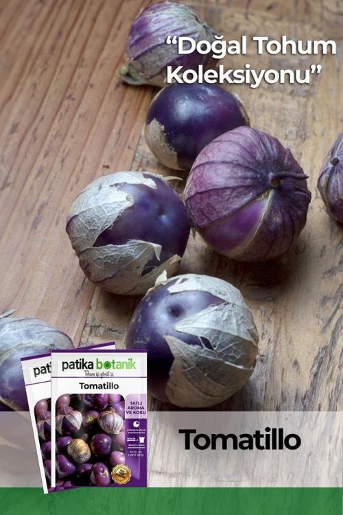 30 Adet Mor Altın Çilek (Tomatillo) Tohumu