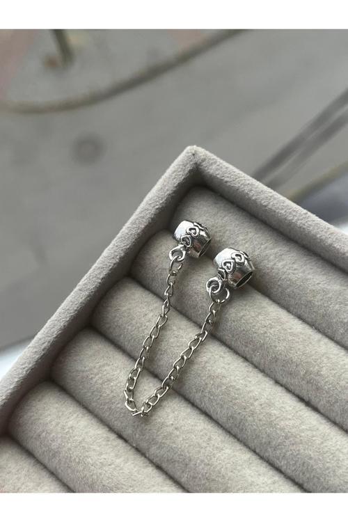 Ebedi Kalpler Güvenlik Zinciri Charm Gri
