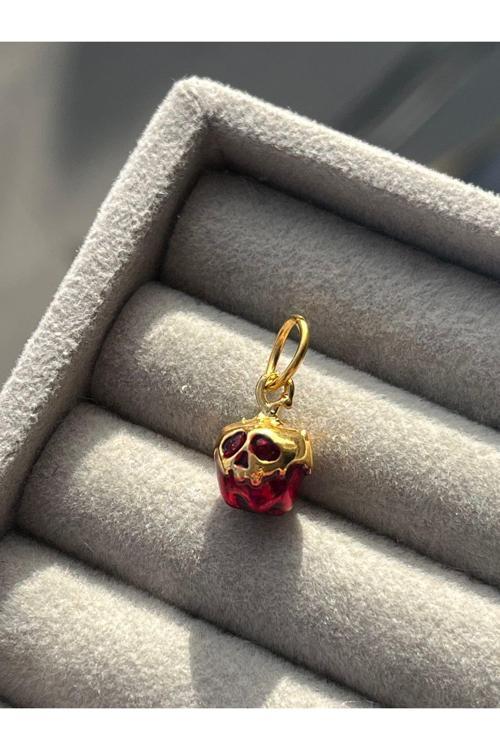 Kötü Kalpli Kraliçe Elma Charm Gold