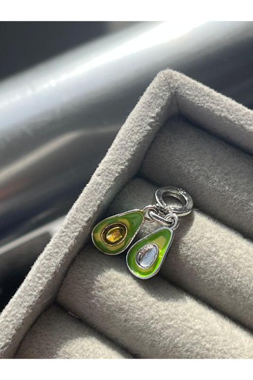 Avakado Charm Sallantılı Yeşil