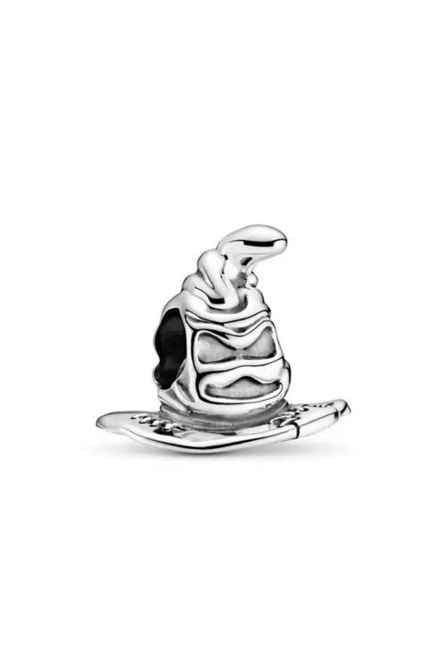 Harry Potter Seçmen Şapka Charm Gümüş Kaplama Gri Tek Ebat
