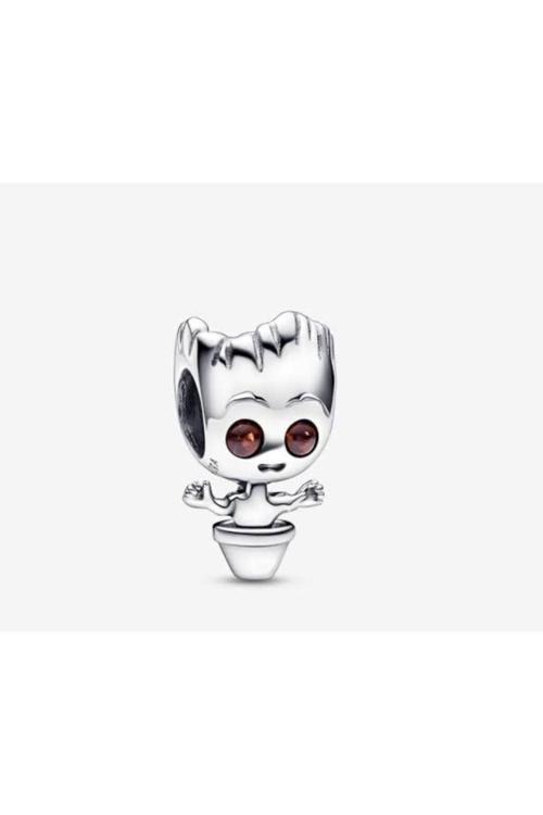 Groot Charm Gümüş Kaplama Gri #1