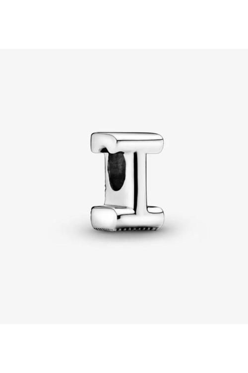 Harf Charm ( Diğer Harfler Farklı İlanda) Gümüş Kaplama Gri Tek Ebat