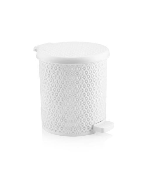 SY-4313 Safir Plastik Pedallı Çöp Kovası 3,5 lt