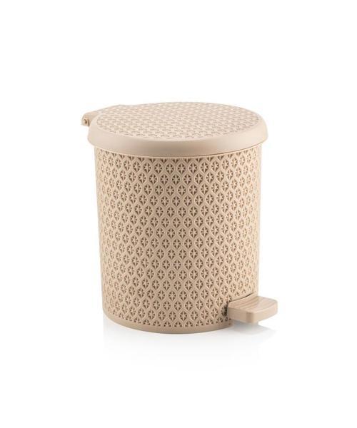SY-4313 Safir Plastik Pedallı Çöp Kovası 3,5 lt