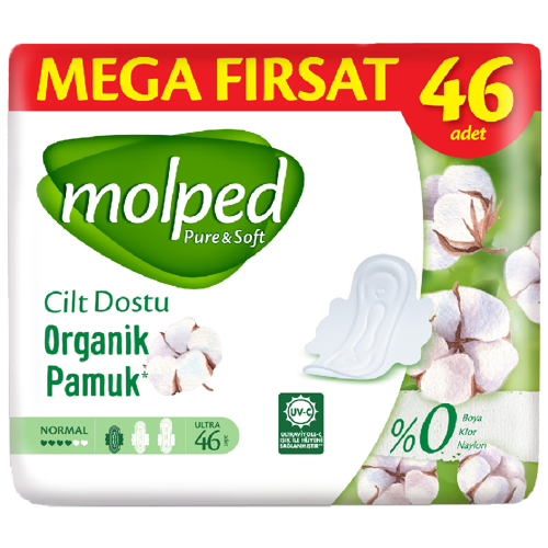 Pure Soft Hijyenik Ped Normal Mega Fırsat 46'lı