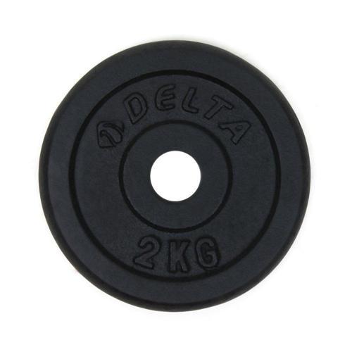 2 Kg x 2 Adet Siyah Döküm Plaka Çiftli Ağırlık Flanş