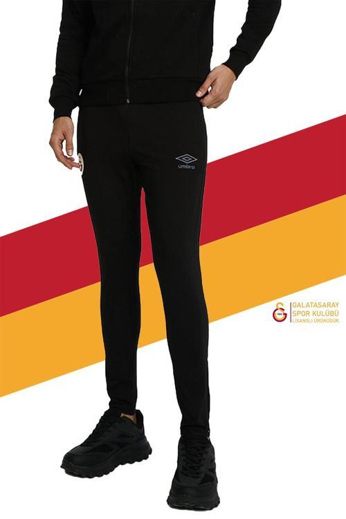 Orijinal Lisanslı Umbro Dar Paça Siyah Eşofman Altı