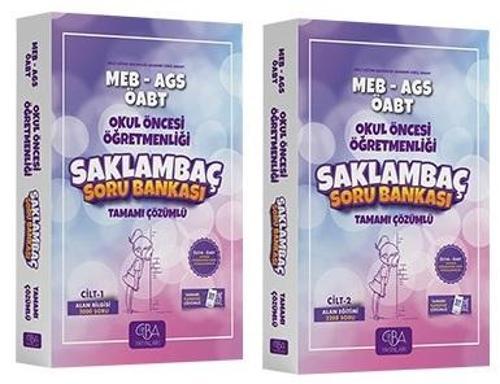 CBA Yayınları 2025 MEB AGS ÖABT Okul Öncesi Öğretmenliği Saklambaç Soru Bankası Set CBA Yayınları