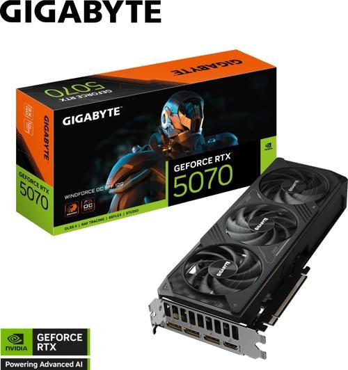 GeForce RTX 5070 WindForce OC SFF 12GB 192bit GDDR7 GV-N5070WF3OC-12GD