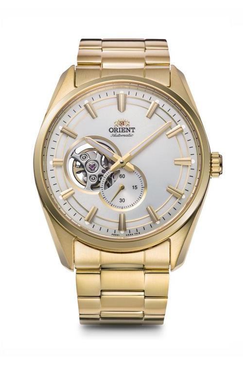 RA-AR0007S30B Otomatik Open Heart Çelik Altın Rengi Safir Cam 41 mm Erkek Kol Saati