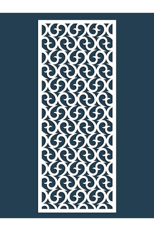 Ahşap Seperatör (Paravan) - Ksp-09 - (10 Mm) - (100 Cm x 210 Cm) Beyaz